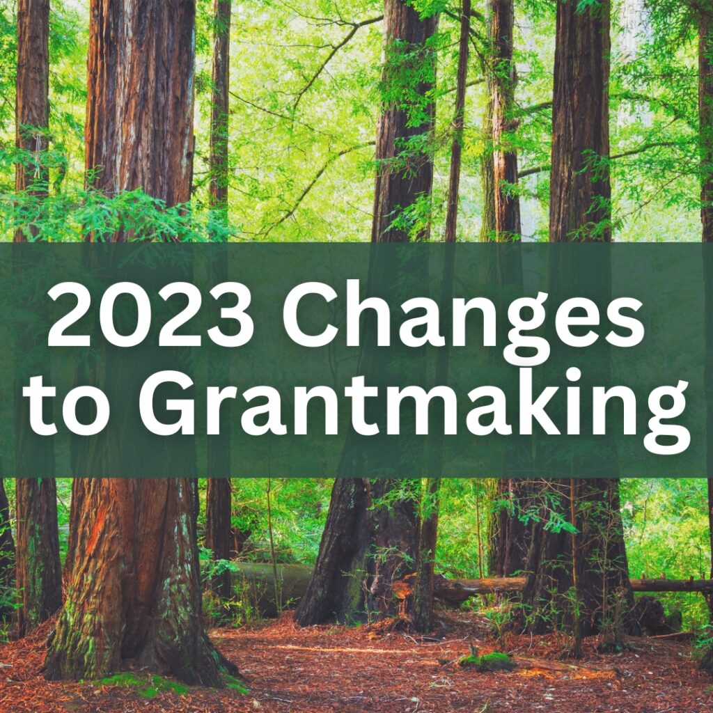 2023 Changes to Grantmaking
